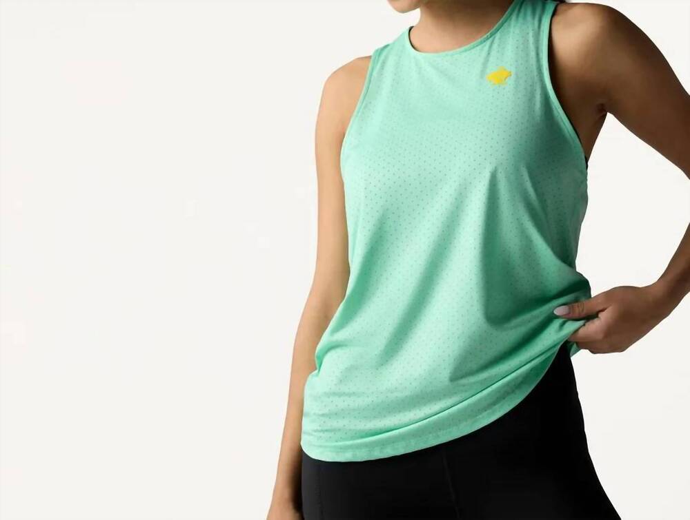 NEW RABBIT ice perf tank top in opal